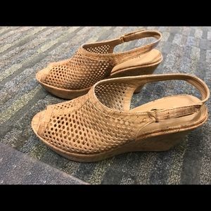 Vanelli mesh platform shoes.